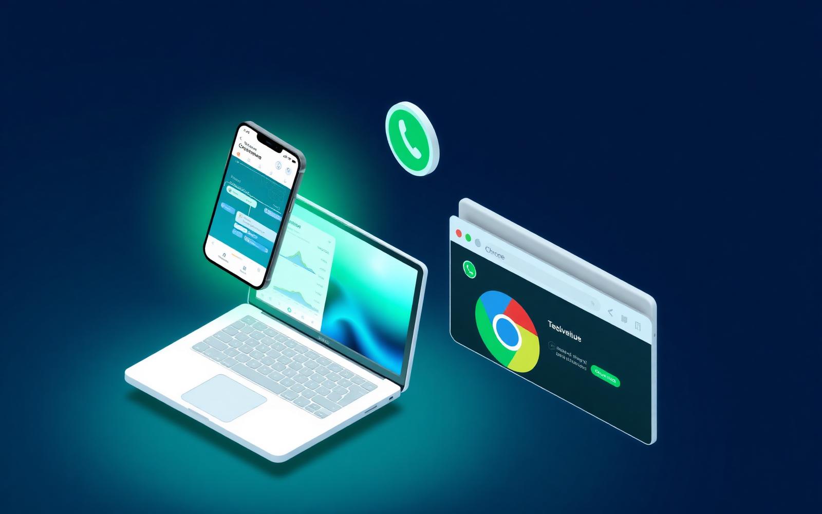 Central Leads Fácil no notebook, celular e Chrome